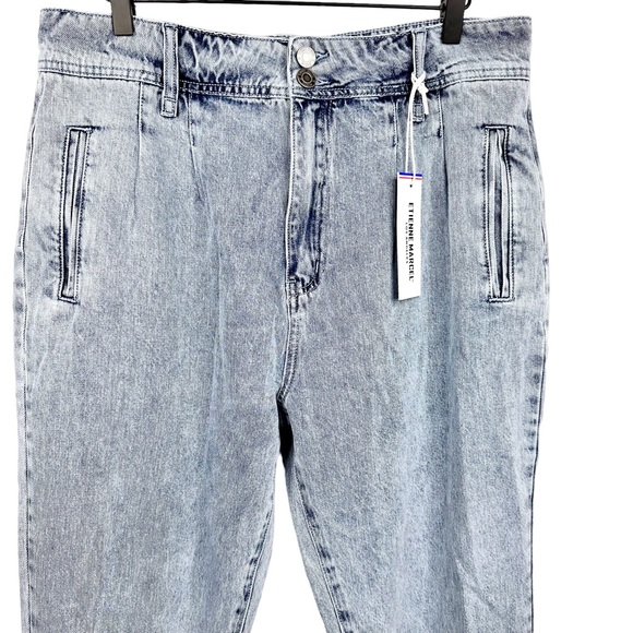 Etienne Marcel NWT Pleat Pocket Pant Jeans SZ 31 High Waisted Trousers - Picture 8 of 16